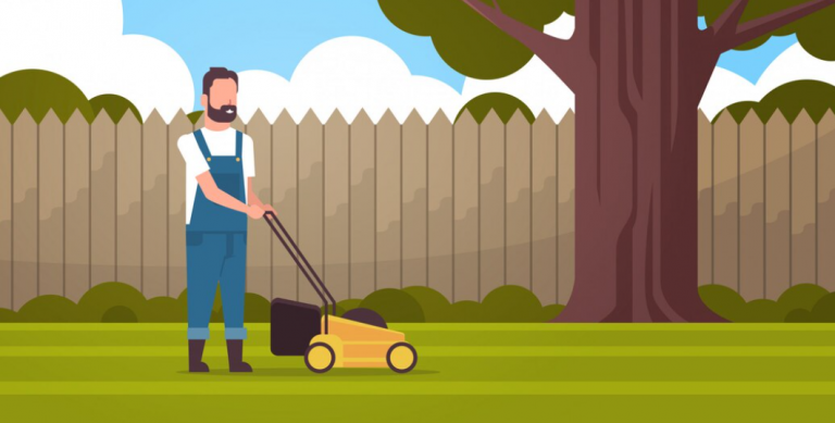 how does a lawn sweeper work.